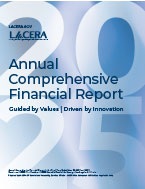 Cover of 2025 Annual Report - Blue and silver background with 2025 in front.